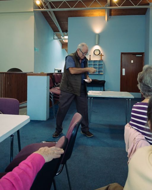 Much fun and laughter at Welcome break this morning with charades! Term time Tuesdays 10:00 to 11:30